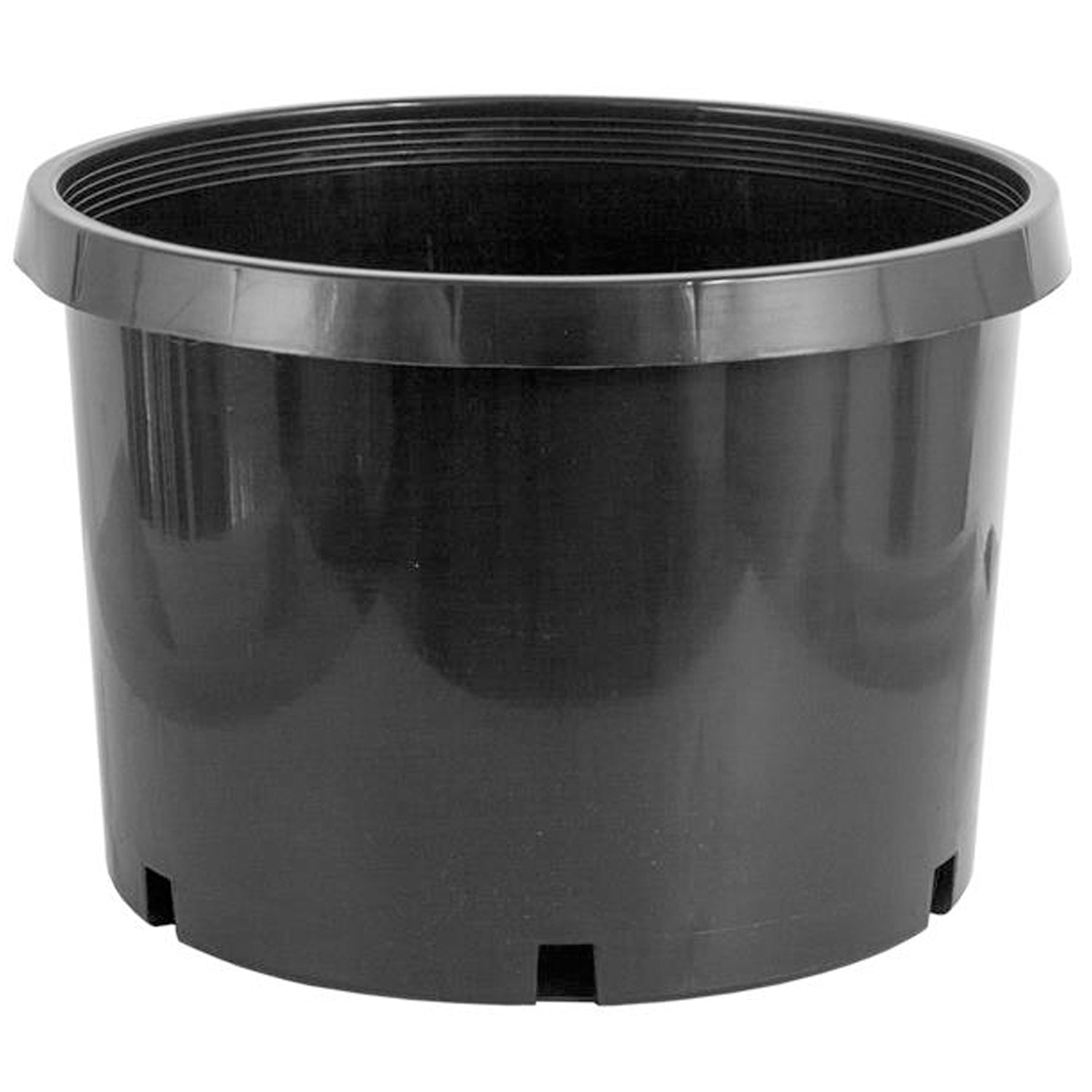 Pro Cal 10 Gallon Premium Nursery Black Plastic Planter Garden Grow Pots, 5 Pack - Smart-nests