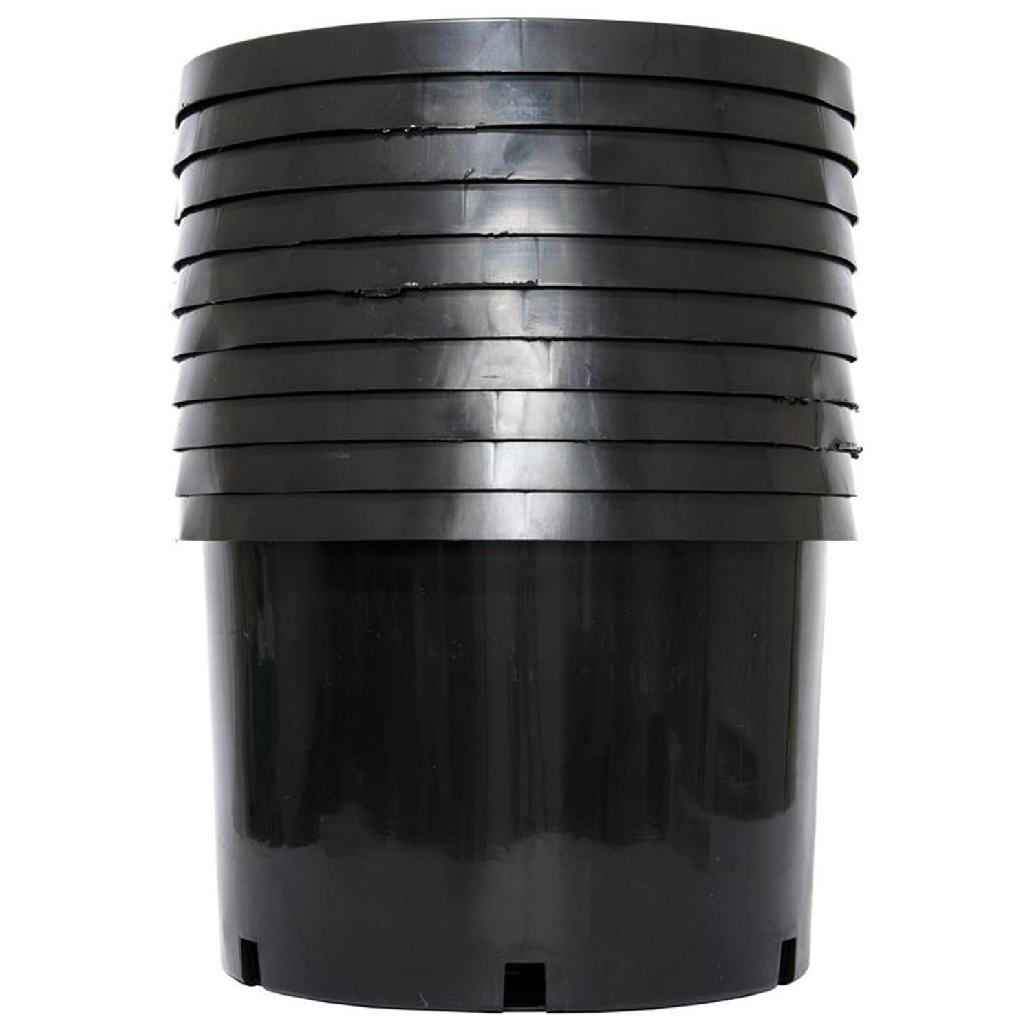 10 Gallon Premium Nursery Plastic Planter Garden Grow Pots, 5 Pack (Used) - Smart-nests