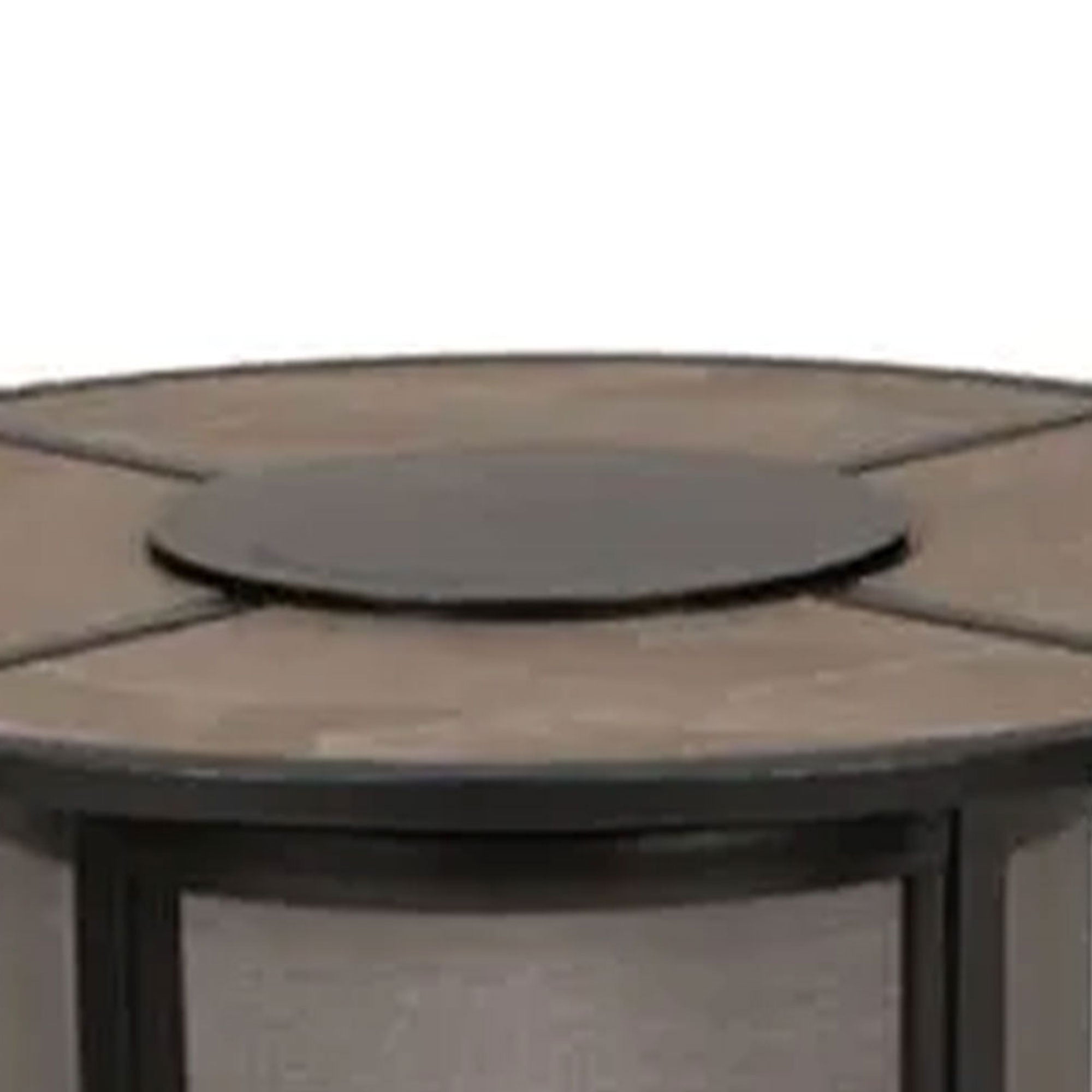 Four Seasons Courtyard Edison Park 54 Inch LP Gas Fire Pit Table, Gray Finish - Smart-nests