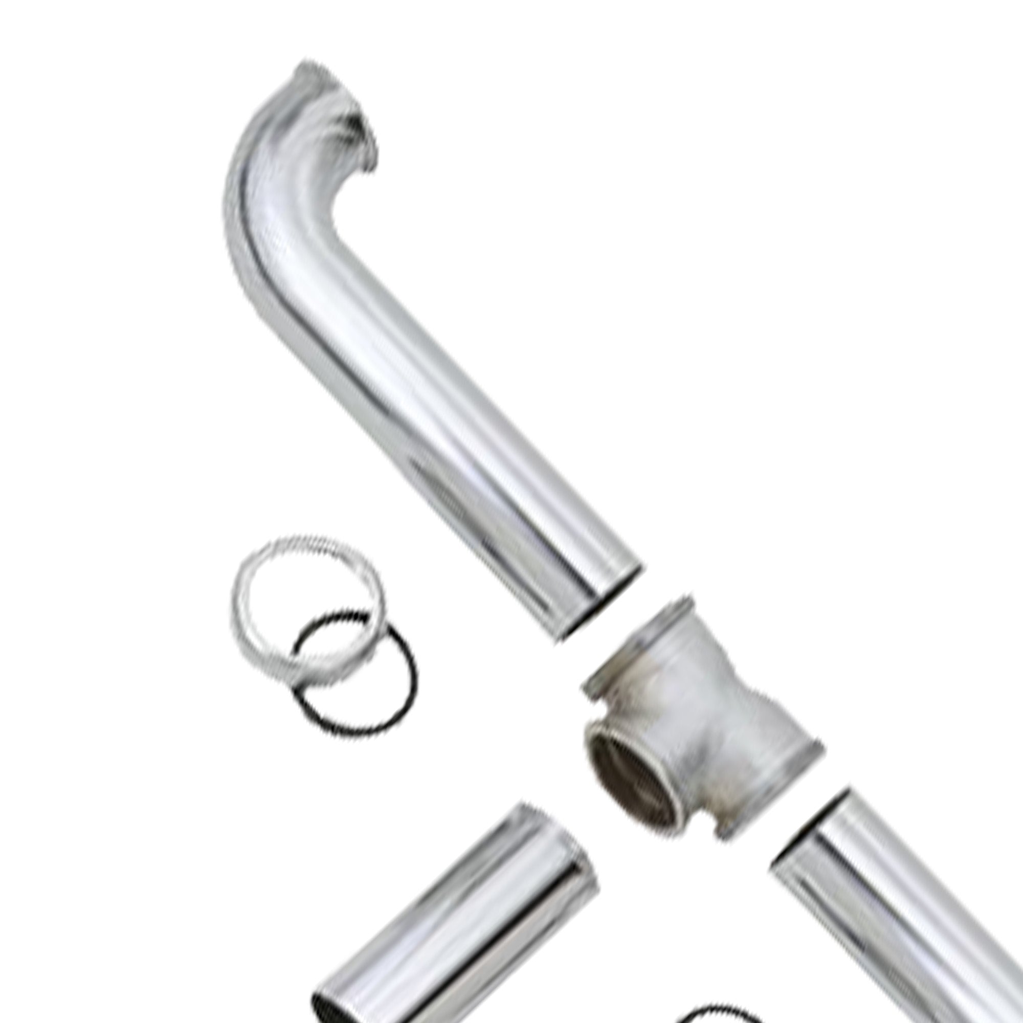 Master Plumber 2 Bowl Center Outlet Drain with Chrome Plated Brass for Sinks - Smart-nests