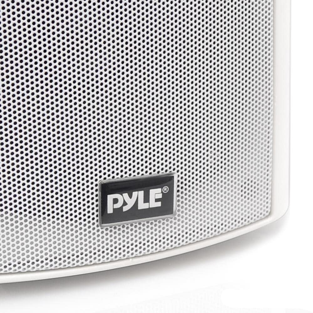 Pyle PDWR51BTWT Bluetooth Indoor Outdoor 5.25" Speaker System, White (2 Pack) - Smart-nests
