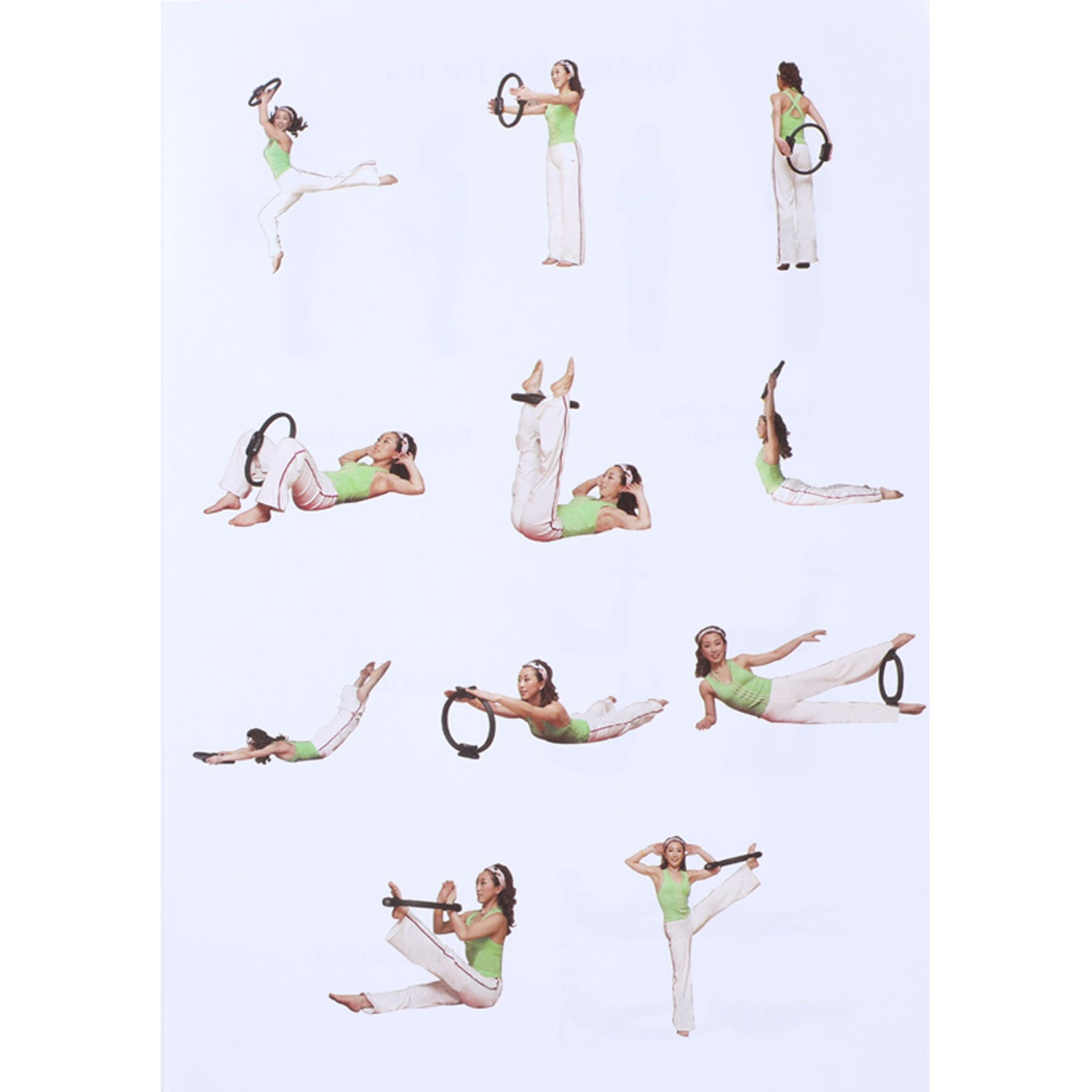 HolaHatha Pilates Ring Cardio Strength Workout Equipment for Weight Loss/Toning - Smart-nests