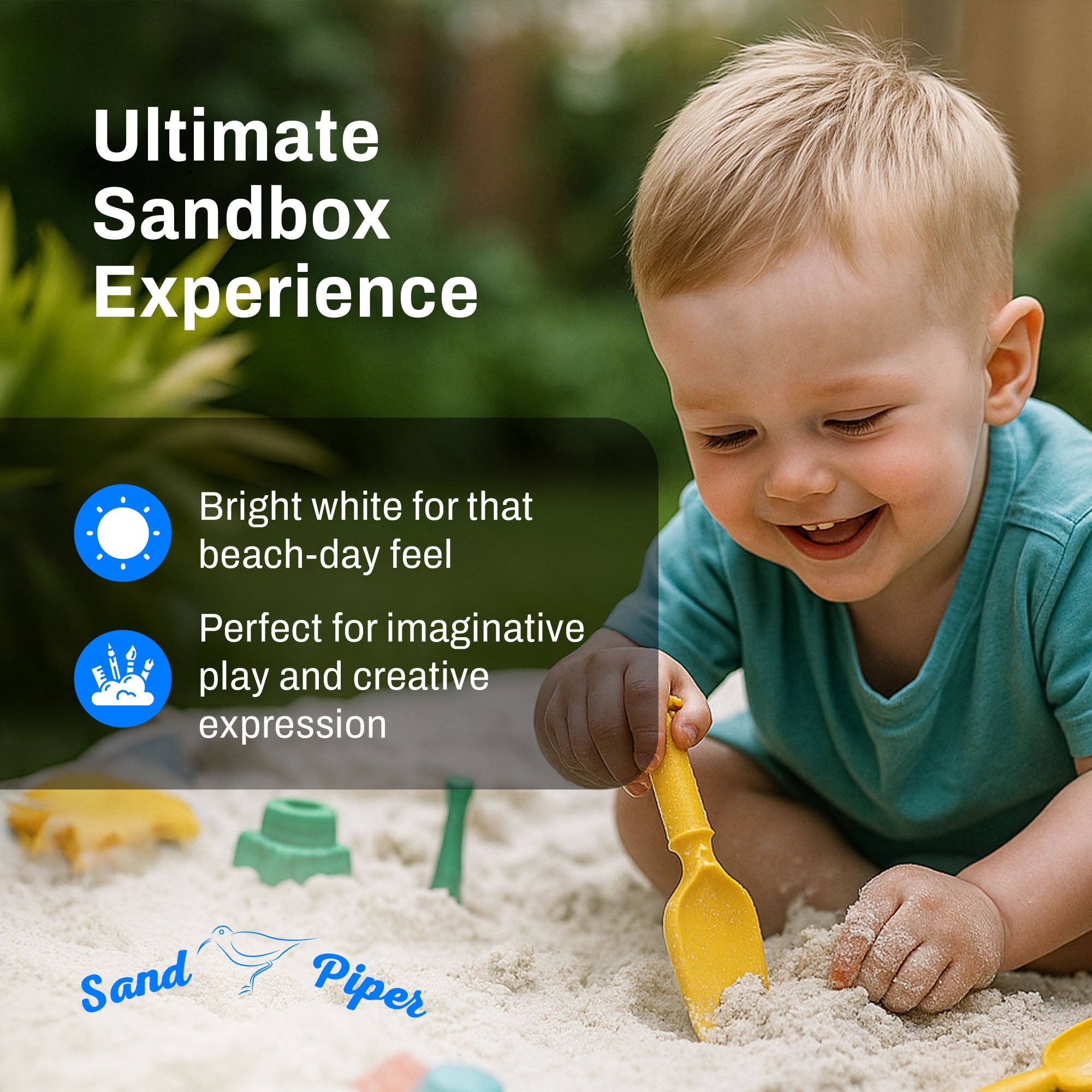 SandPiper 50 Pound Premium Grade Multi-Use Play Sand with Chemical Free Formula - Smart-nests