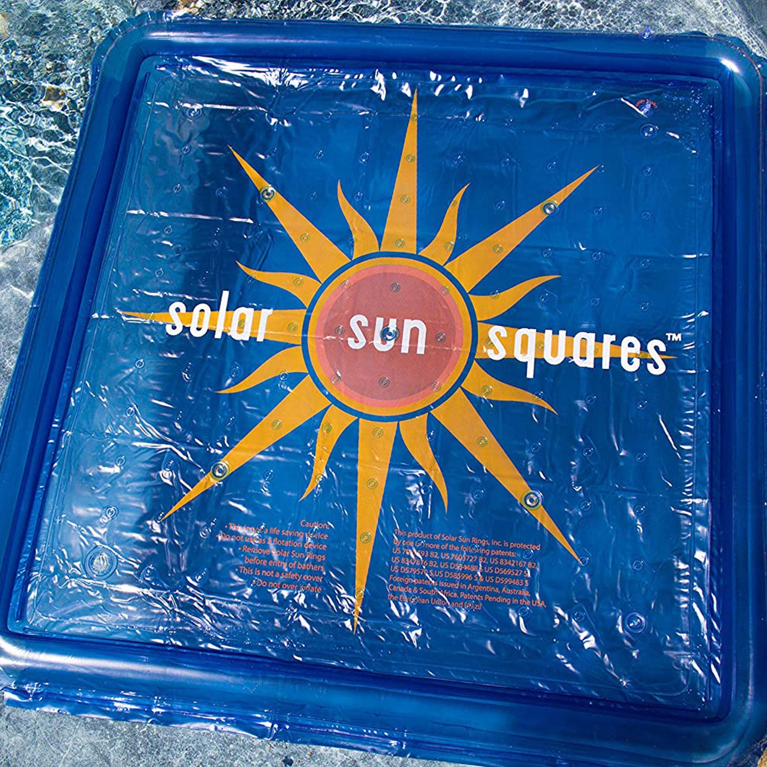 Solar Sun Rings UV Resistant Swimming Pool Heater Square Solar Cover, Sunburst - Smart-nests