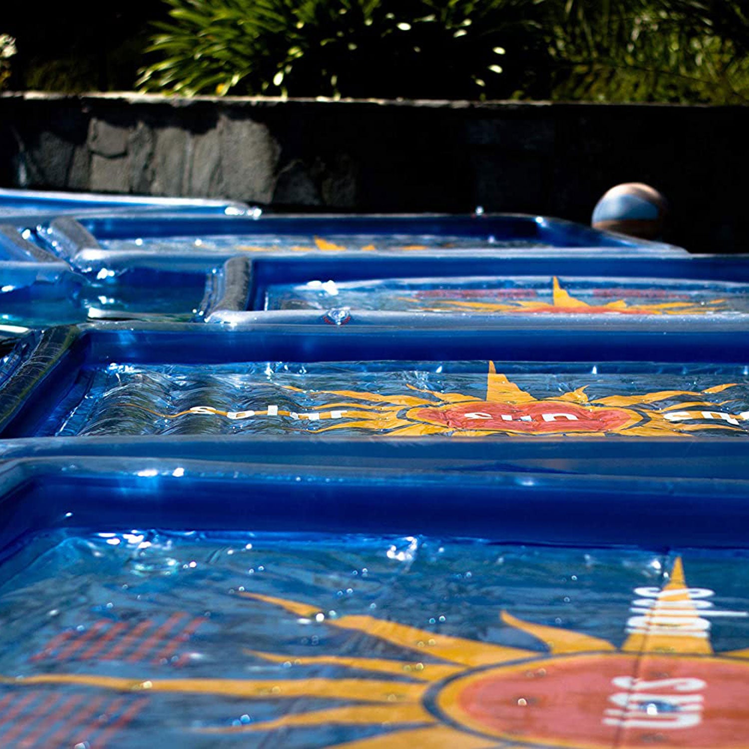 Solar Sun Rings UV Resistant Swimming Pool Heater Square Solar Cover, Sunburst - Smart-nests