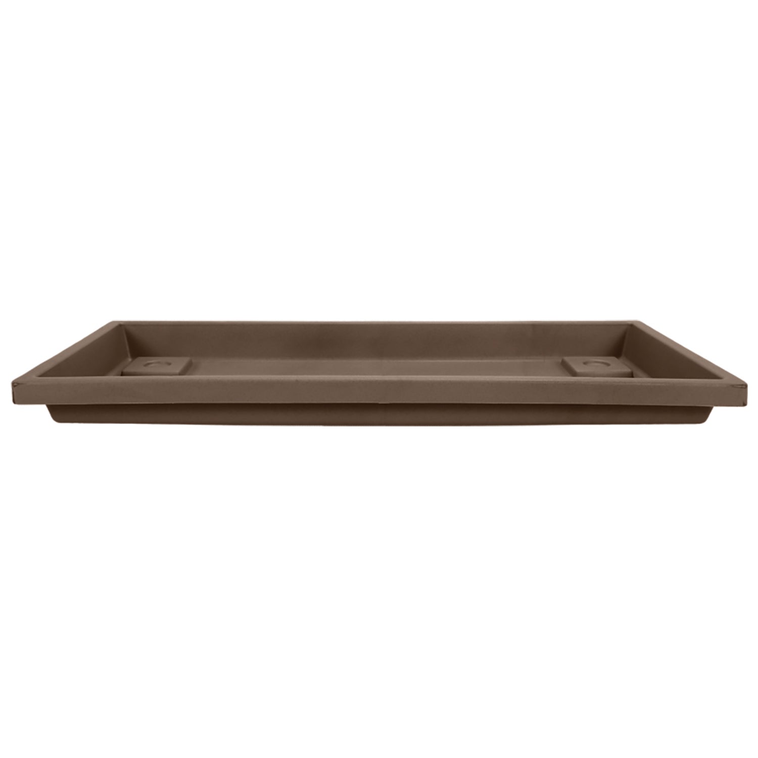 HC Companies Farmhouse Venetian 18 Inch Rectangular Flower Box Saucer, Chocolate - Smart-nests
