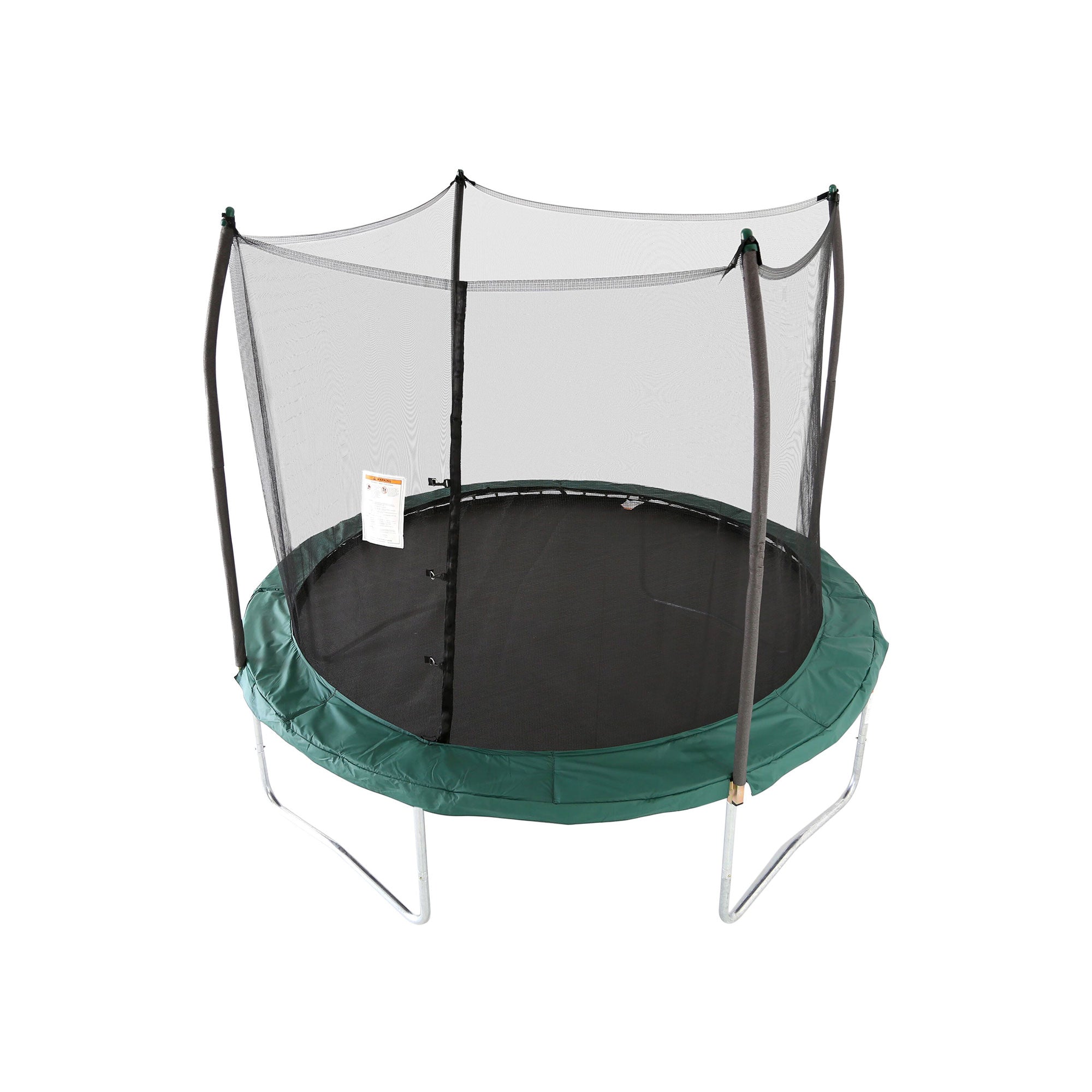Skywalker Trampolines 10-Foot Round Outdoor Trampoline with Enclosure, Green - Smart-nests