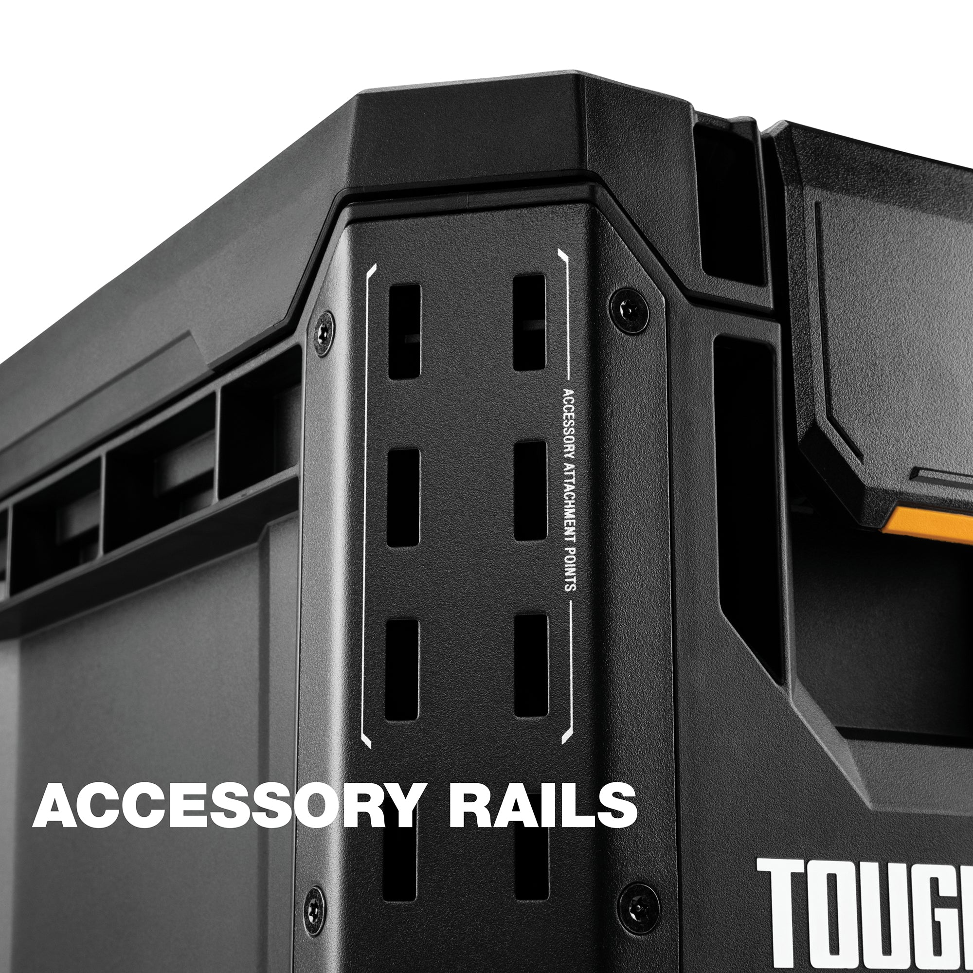 ToughBuilt StackTech Compact Tool Box Lockable Organizer with Removable Tray - Smart-nests