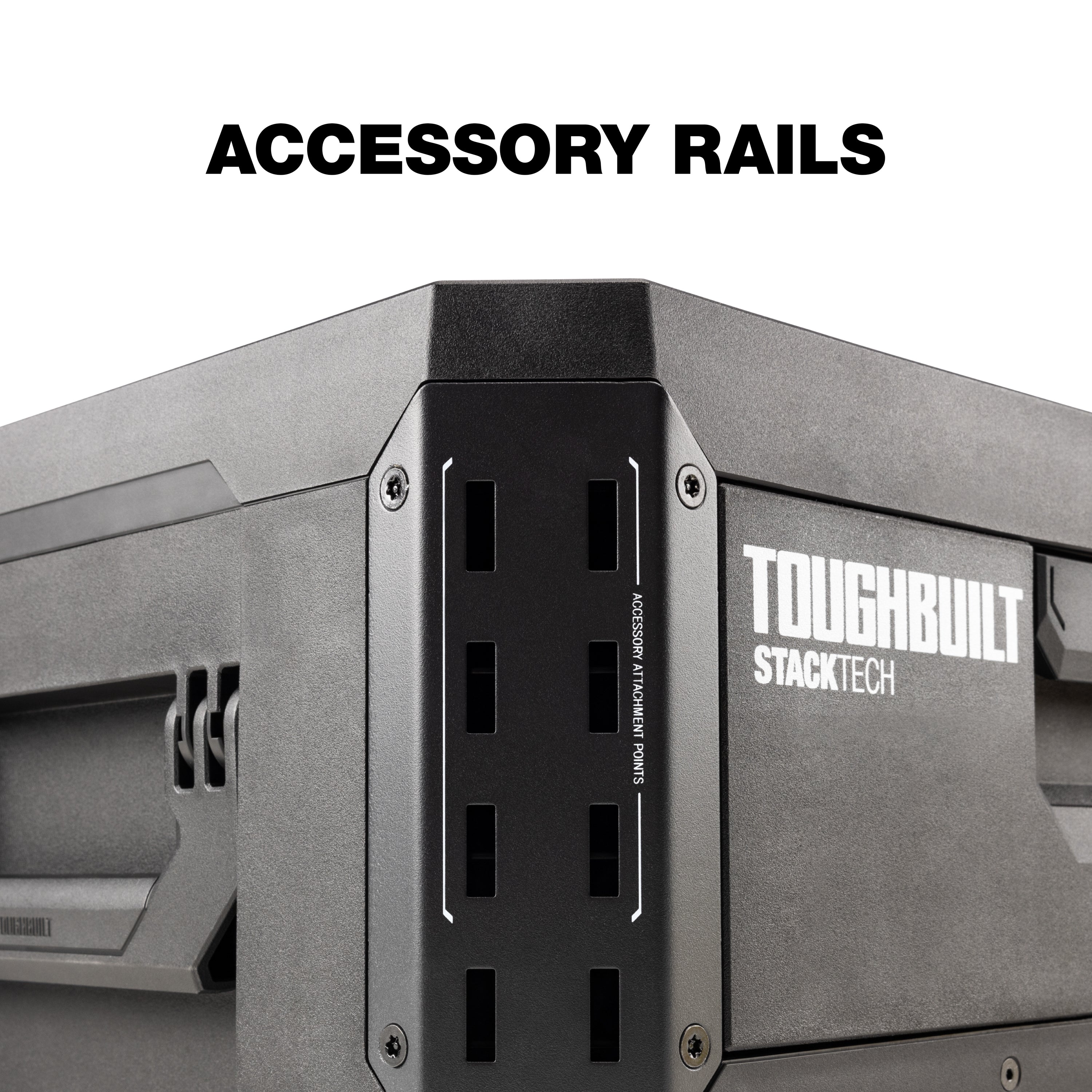 ToughBuilt StackTech 1-Drawer Tool Box, Durable Plastic Storage Organizer, Black - Smart-nests