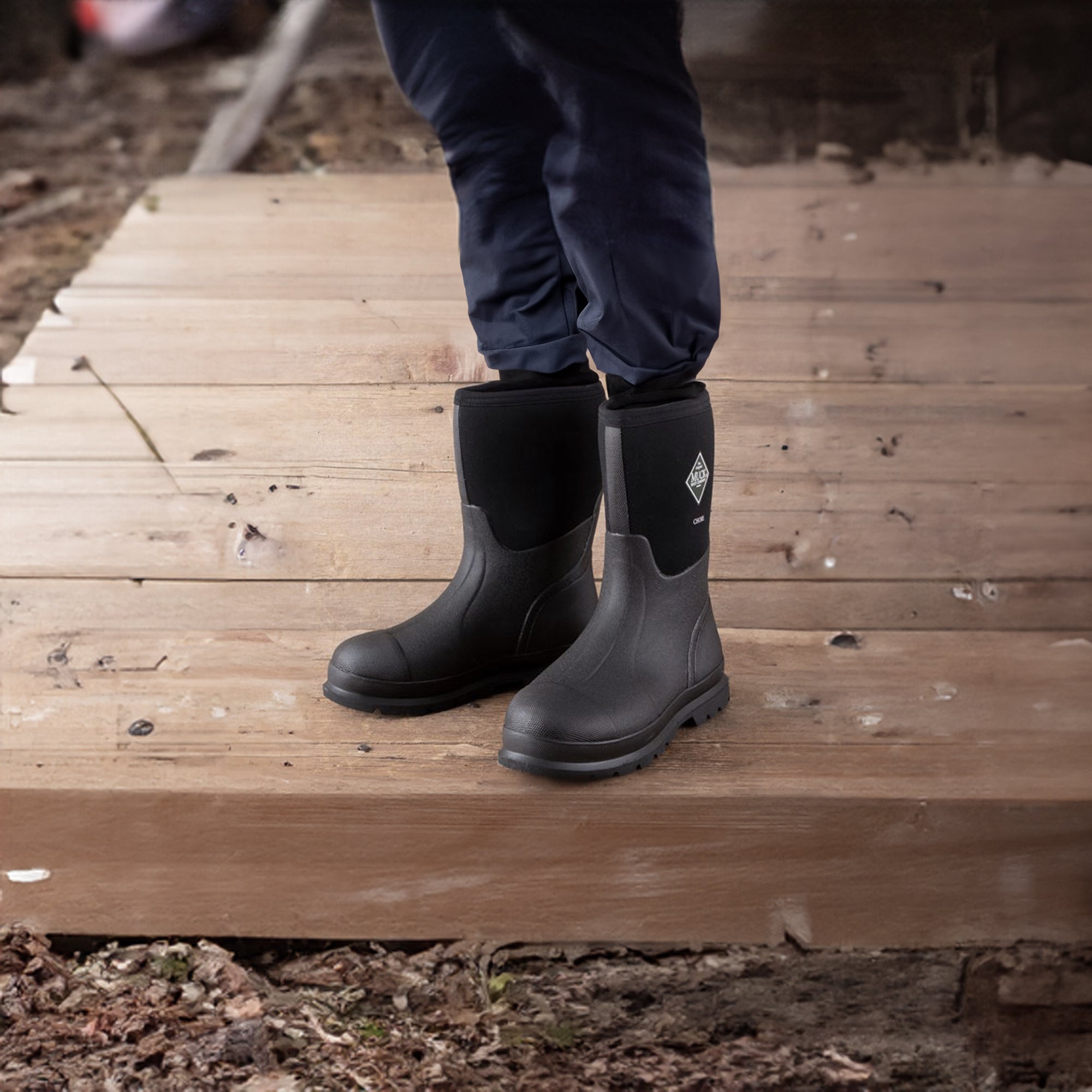 The Original Muck Boot Company Men's 13 Waterproof Neoprene Mid Chore Boots - Smart-nests