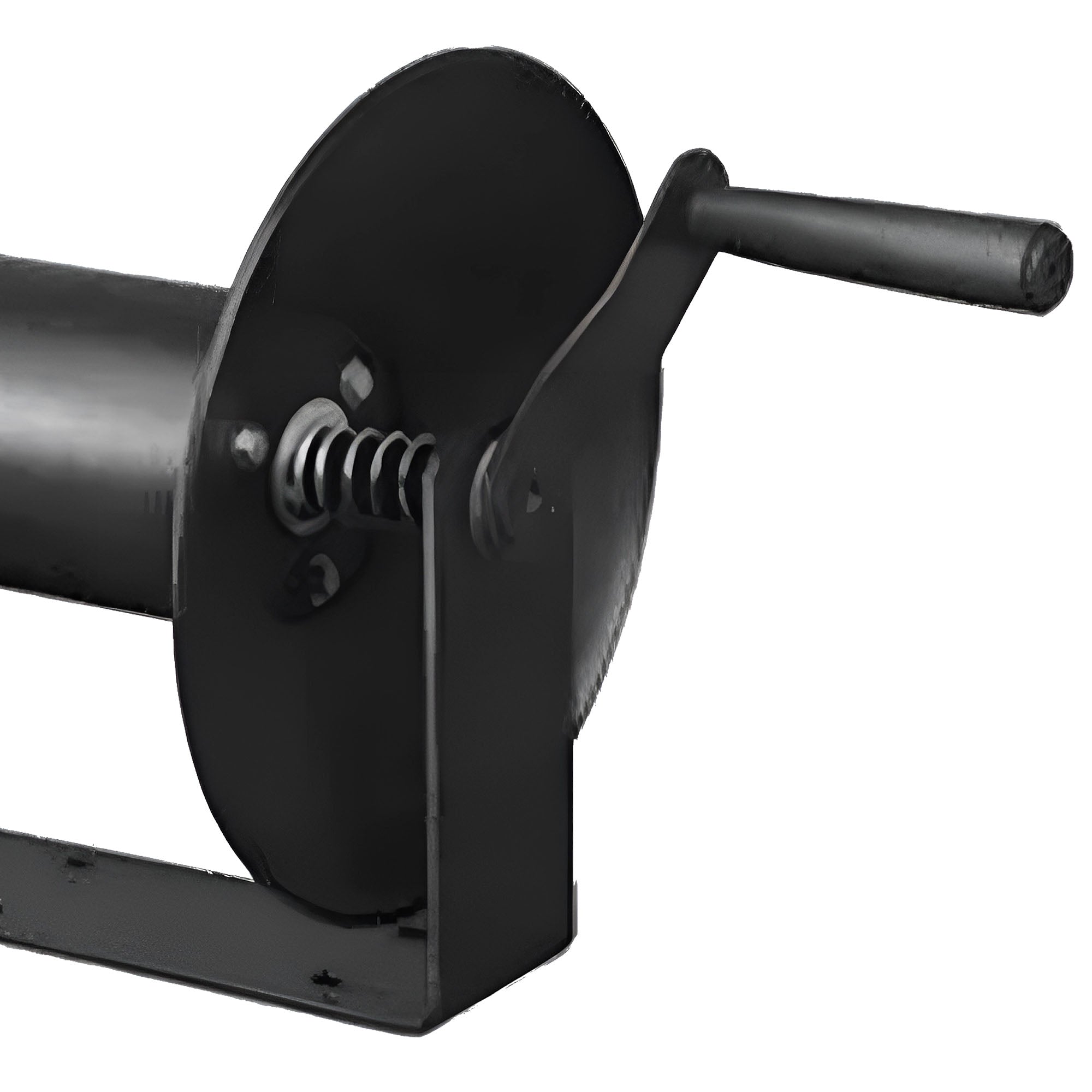 Master Mechanic 3/8" x 100' Steel Open Air Compressor Hose Storage Reel, Black - Smart-nests