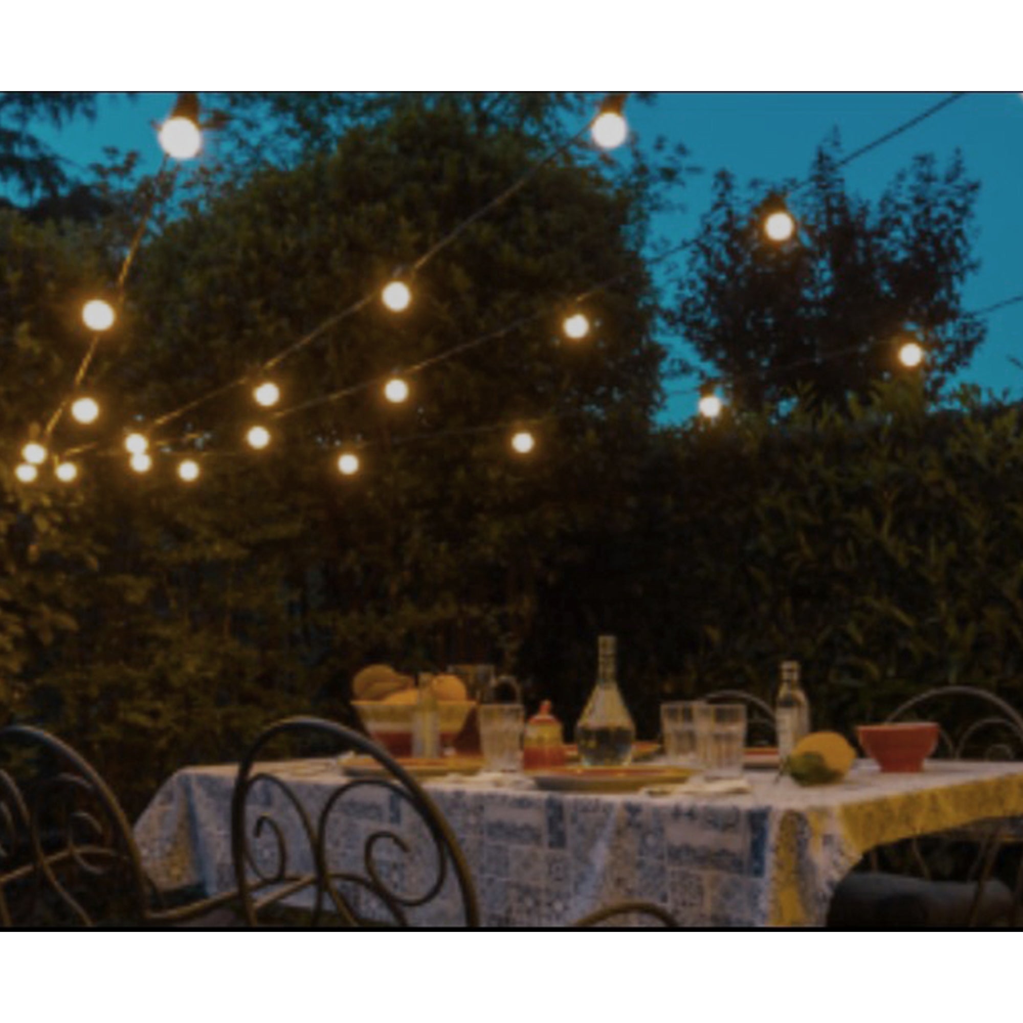Twinkly Festoon App-Controlled Smart LED Light String 20 AWW (Warm/Cool White) - Smart-nests