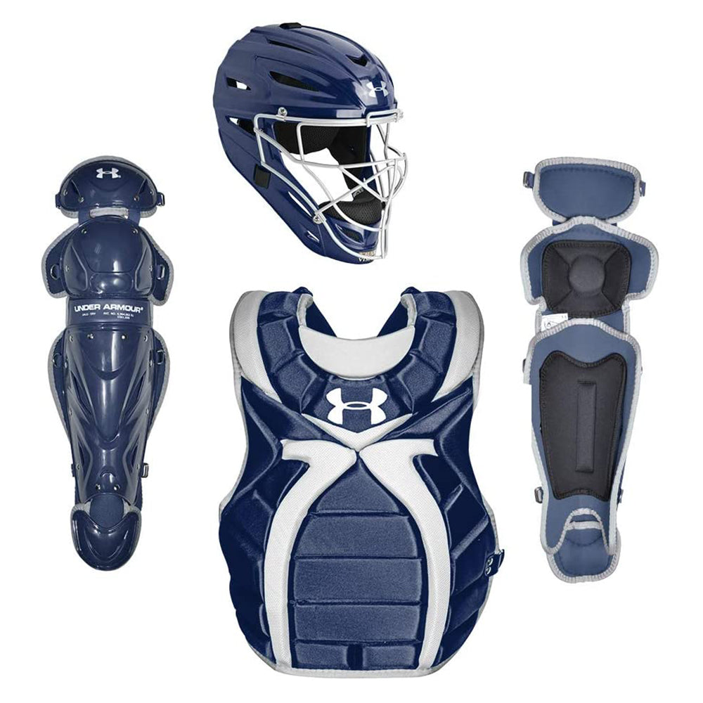 Under Armour Women's Victory Series Softball Catcher Gear Set, Navy (Age 9-12) - Smart-nests