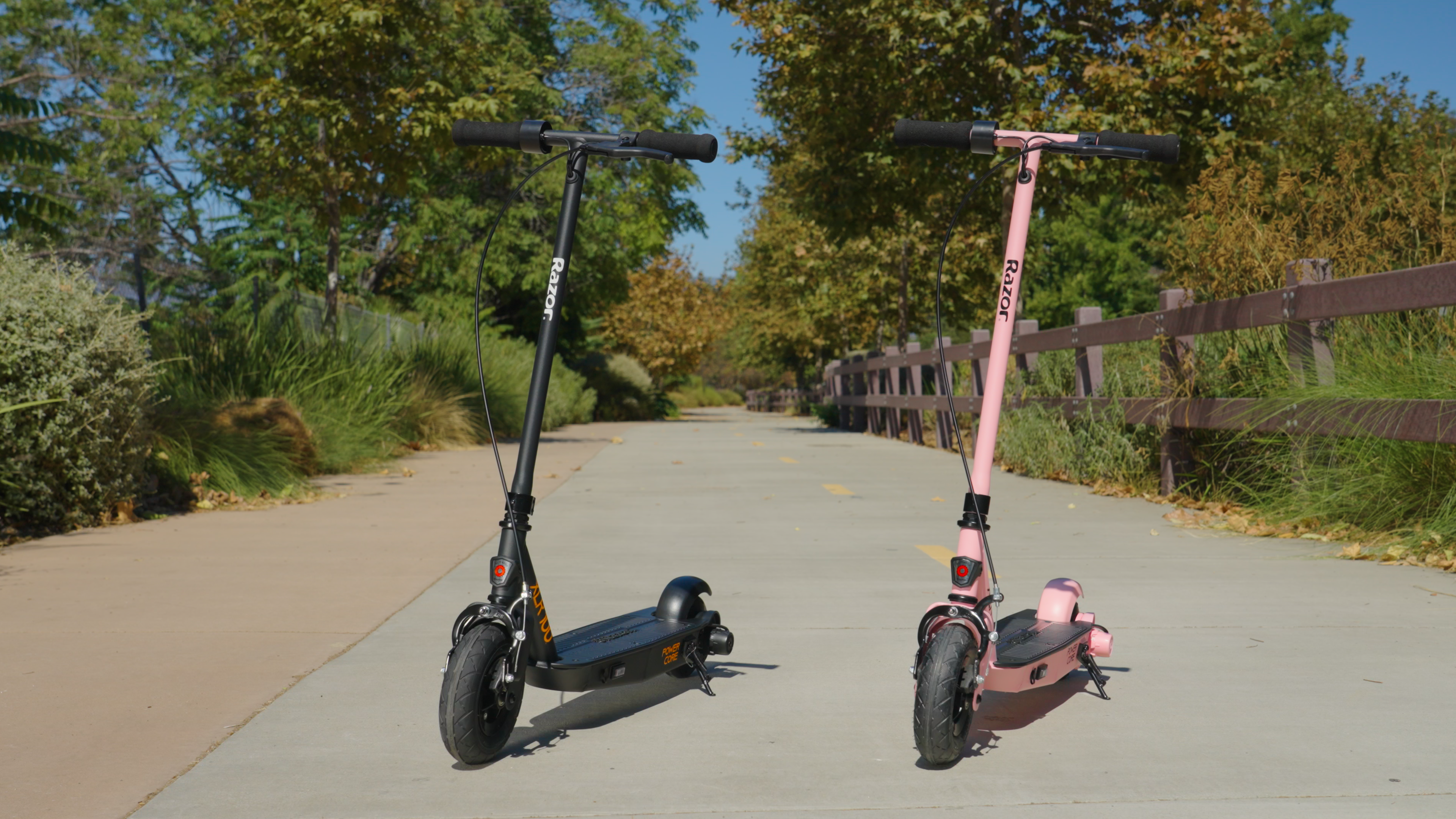 Razor Power Core XLR100 Electric Scooter Outdoor Ride-On Toy for Ages 8+, Pink - Smart-nests